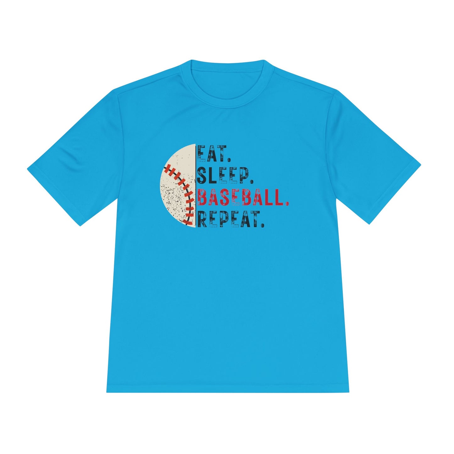 Eat Sleep Baseball Repeat - Unisex Moisture Wicking Shirt