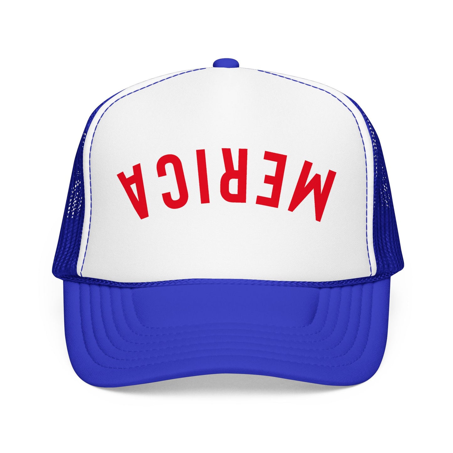 MERICA 4th of July Foam Trucker Hat