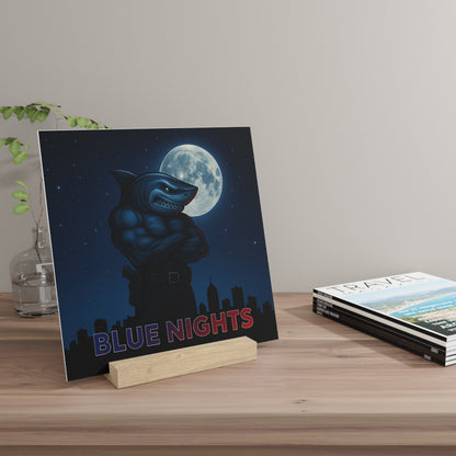 Blue Nights - Display Board with Stand
