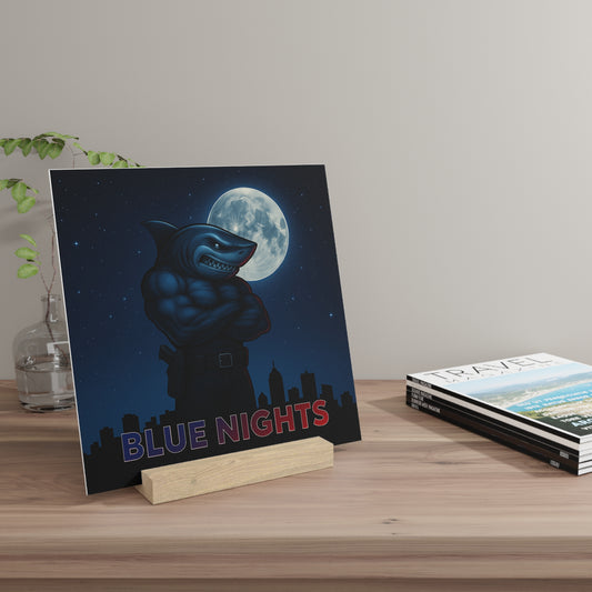 Blue Nights - Display Board with Stand