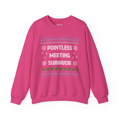 Pointless Meeting Survivor - Ugly Sweatshirt