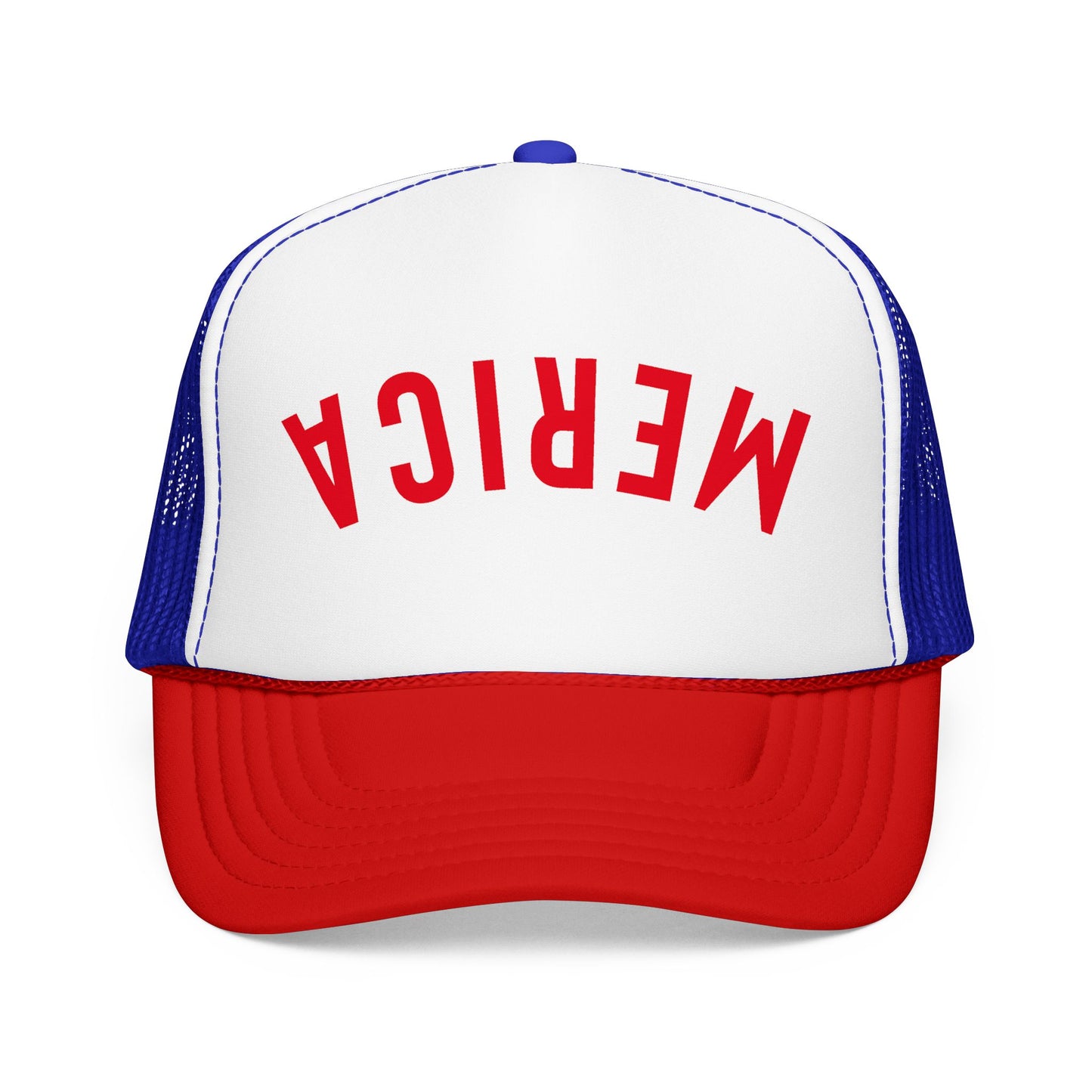 MERICA 4th of July Foam Trucker Hat