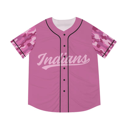 Clark - Pink Camo Baseball Jersey