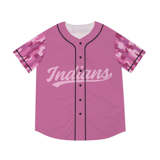 Clark - Pink Camo Baseball Jersey