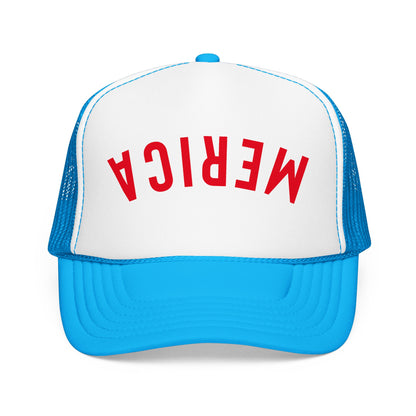 MERICA 4th of July Foam Trucker Hat