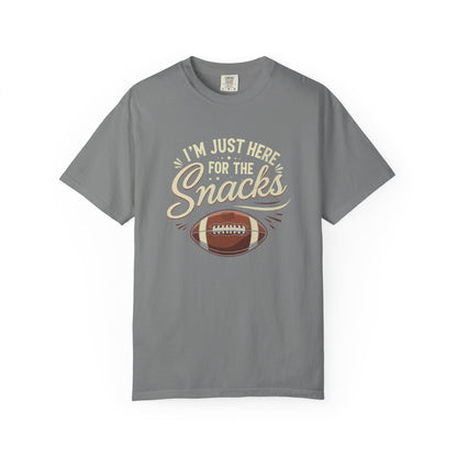 I'm Just Here for the Snacks - Comfort Color Tee