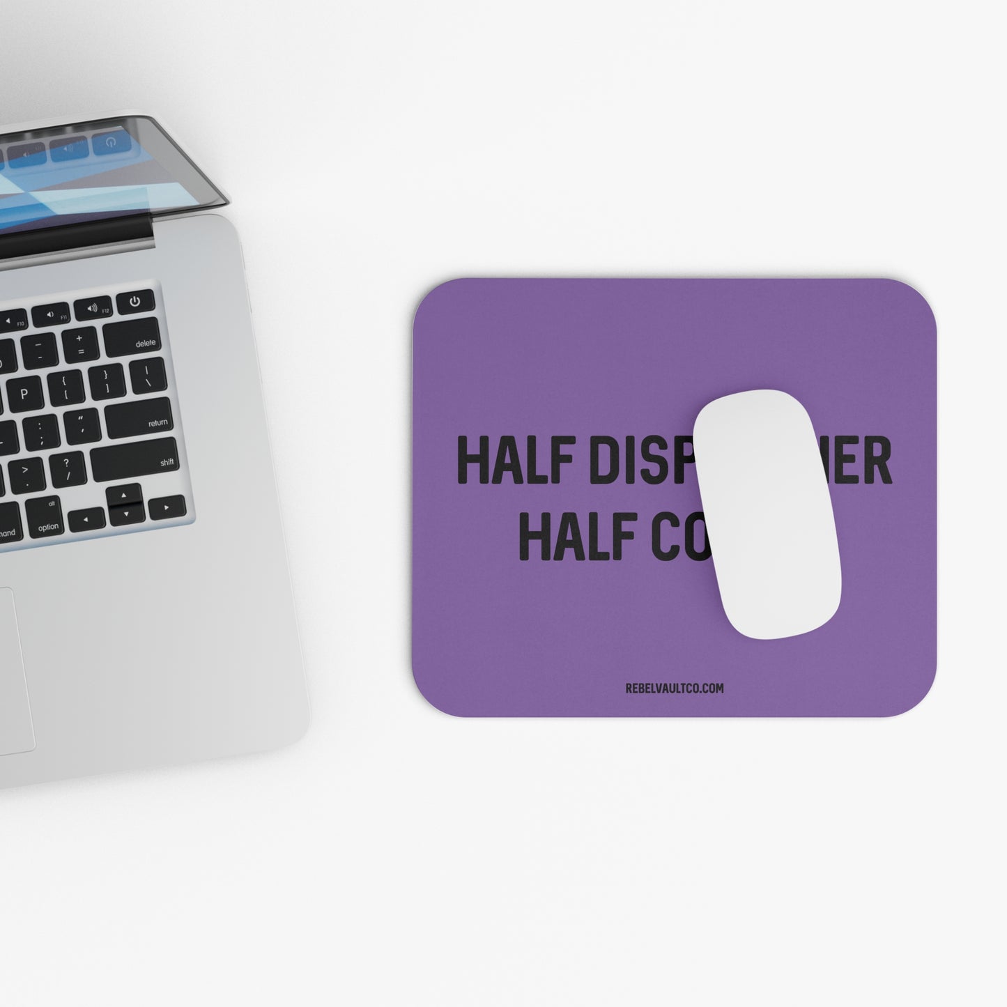 Half Dispatcher Half Coffee - Mouse Pad