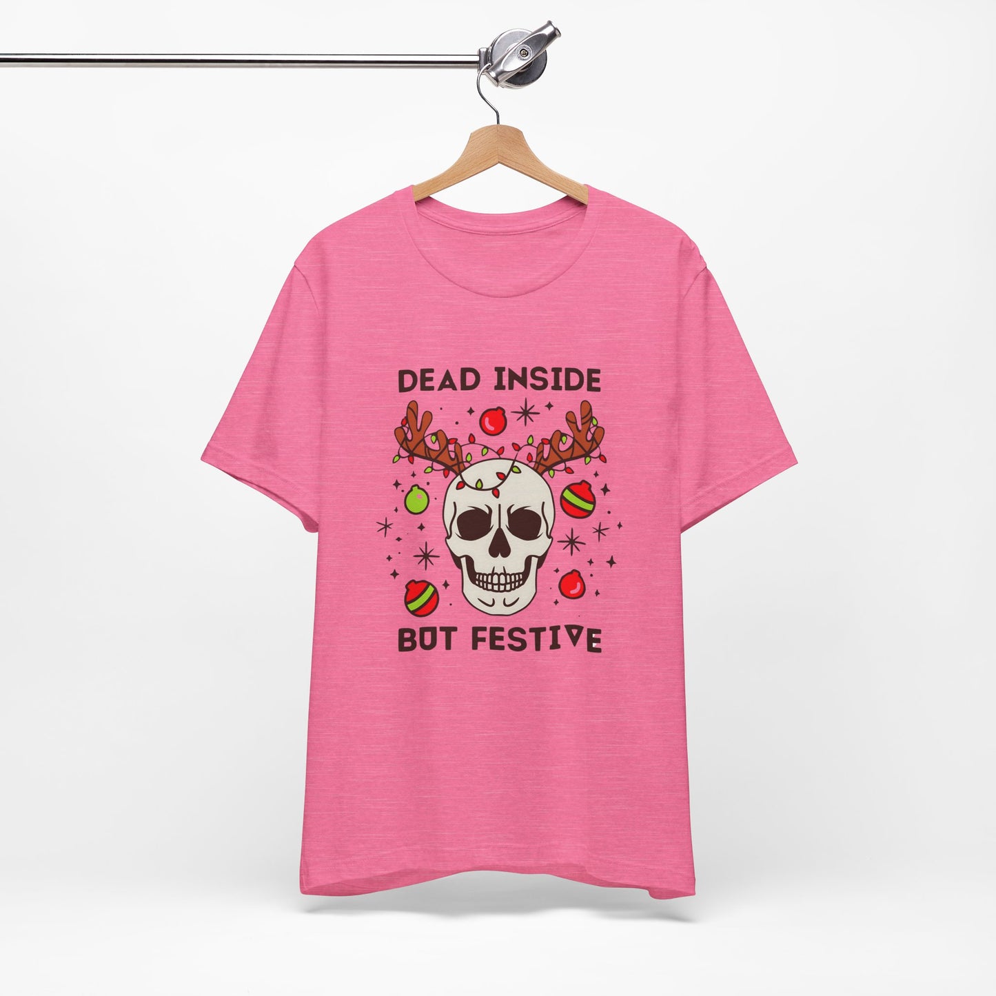 Dead Inside But Festive - Short Sleeve Tee