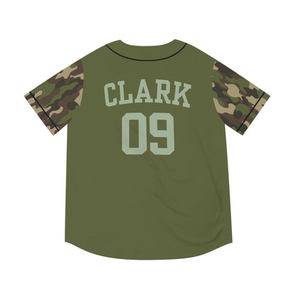 Clark - Green Camo Baseball Jersey