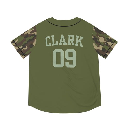 Clark - Green Camo Baseball Jersey