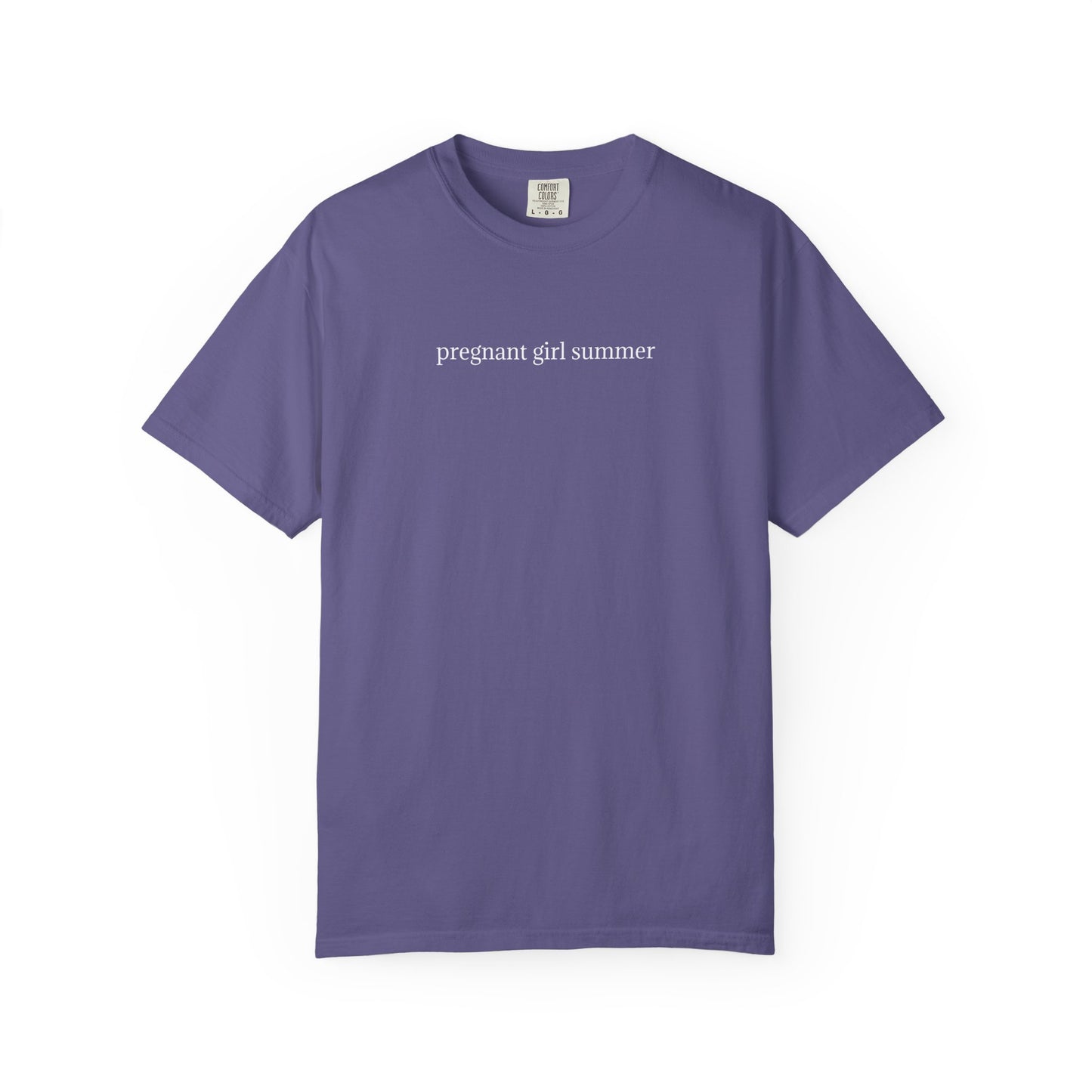 Pregnant Girl Summer - Comfort Color Tee
