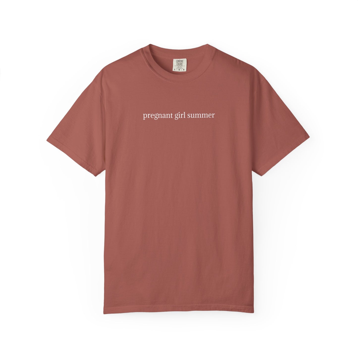 Pregnant Girl Summer - Comfort Color Tee