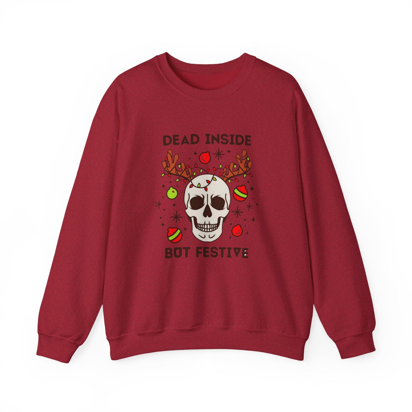 Dead Inside But Festive - Crewneck Sweatshirt