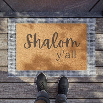 Shalom Y'all- Doormat
