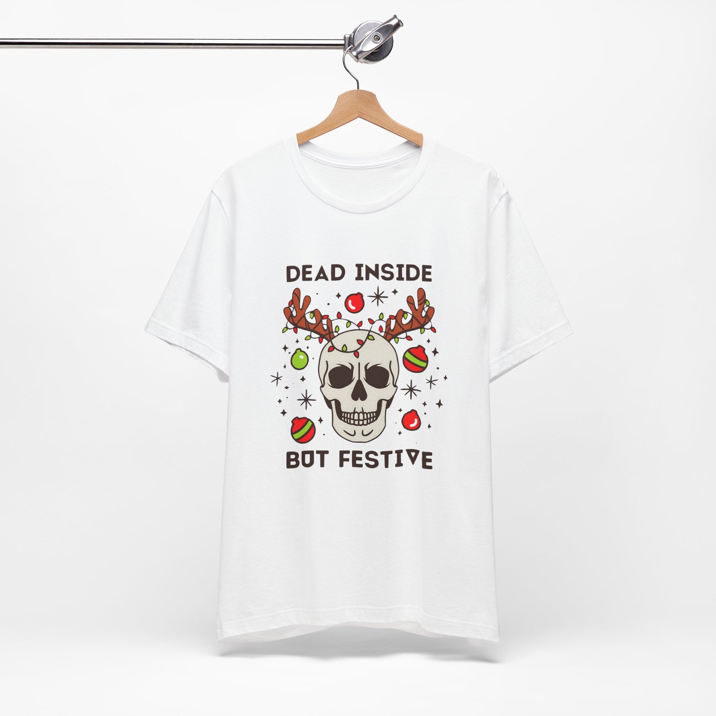 Dead Inside But Festive - Short Sleeve Tee