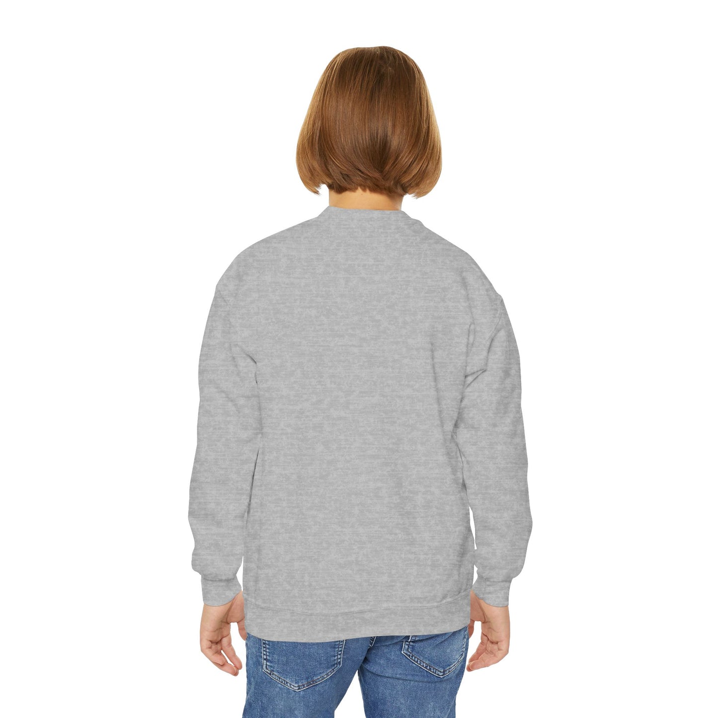Reading Ghosties Youth Crewneck Sweatshirt — "Everyday’s Trash Day" Raccoon Graphic