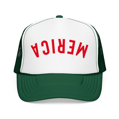 MERICA 4th of July Foam Trucker Hat
