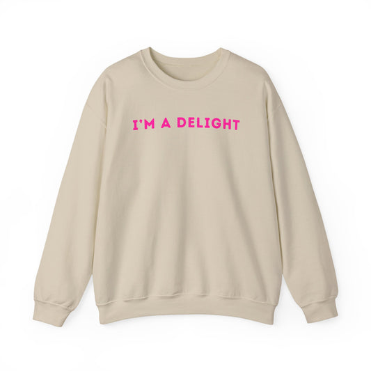 I'm A Delight - Unisex Crewneck Sweatshirt