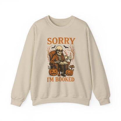 Sorry I'm Booked - Unisex Crewneck Sweatshirt