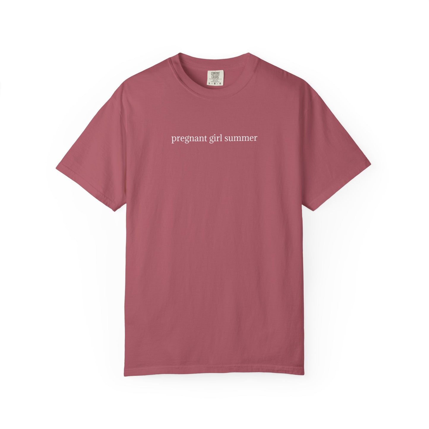 Pregnant Girl Summer - Comfort Color Tee