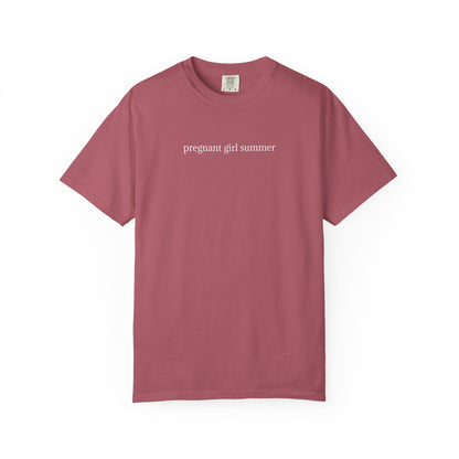 Pregnant Girl Summer - Comfort Color Tee