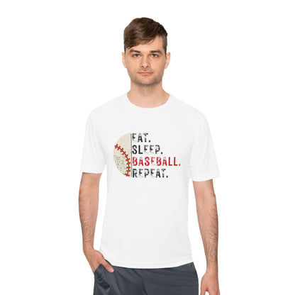 Eat Sleep Baseball Repeat - Unisex Moisture Wicking Shirt