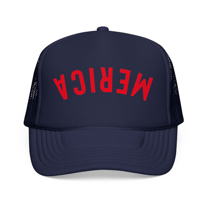 MERICA 4th of July Foam Trucker Hat