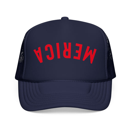 MERICA 4th of July Foam Trucker Hat