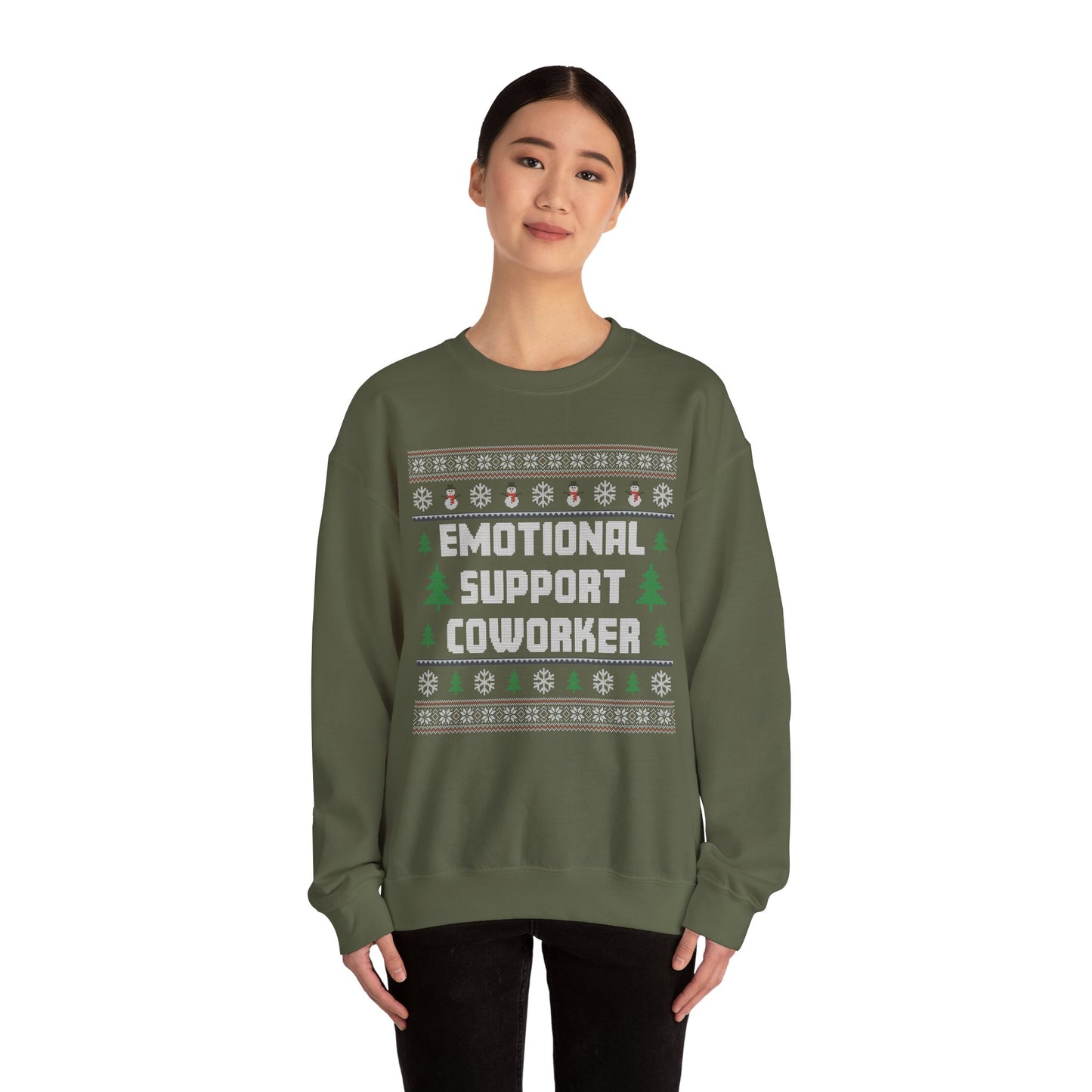 Emotional Support Coworker - Ugly Sweatshirt