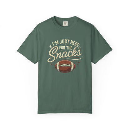I'm Just Here for the Snacks - Comfort Color Tee