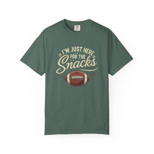 I'm Just Here for the Snacks - Comfort Color Tee