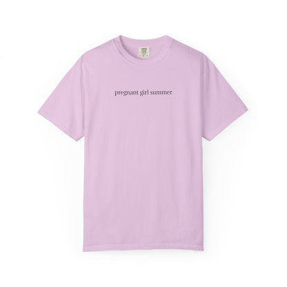 Pregnant Girl Summer - Comfort Color Tee