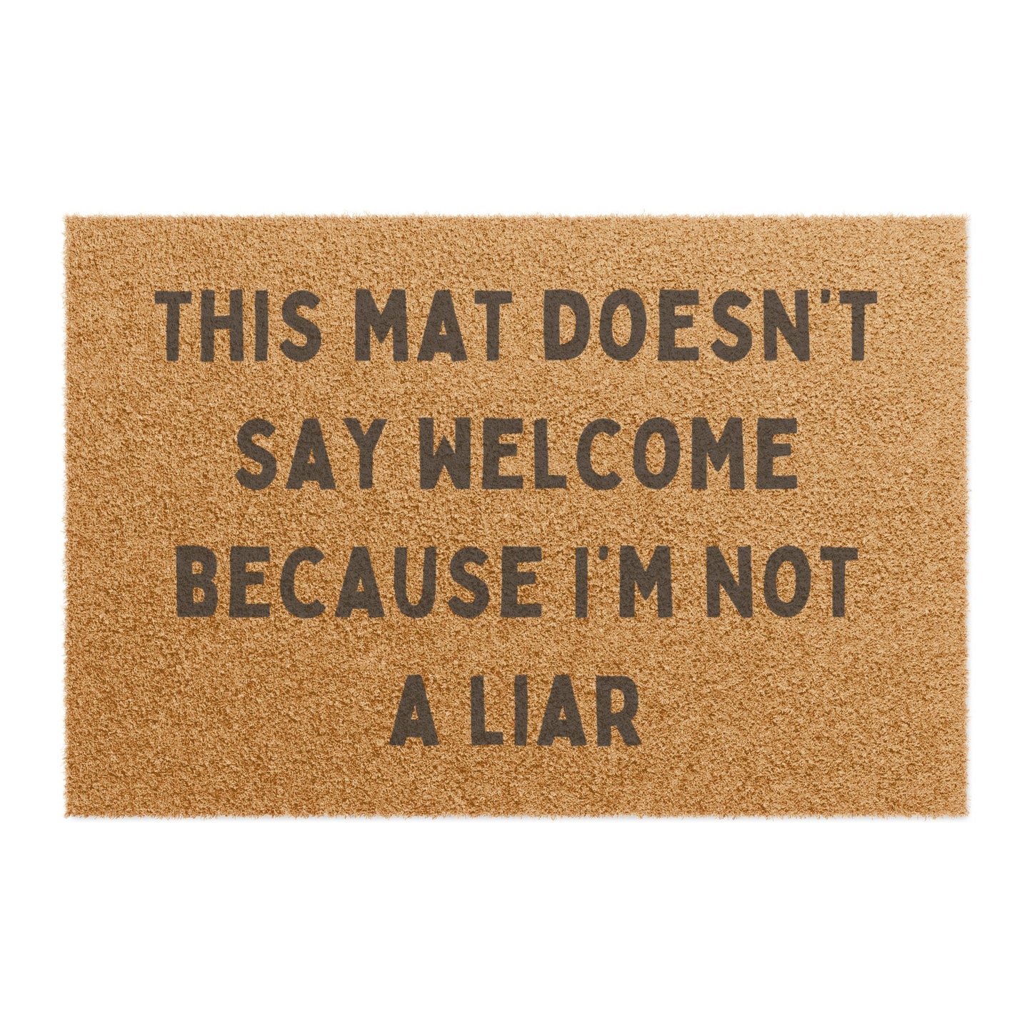 The Mat Doesn't Say Welcome - Doormat