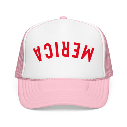 MERICA 4th of July Foam Trucker Hat