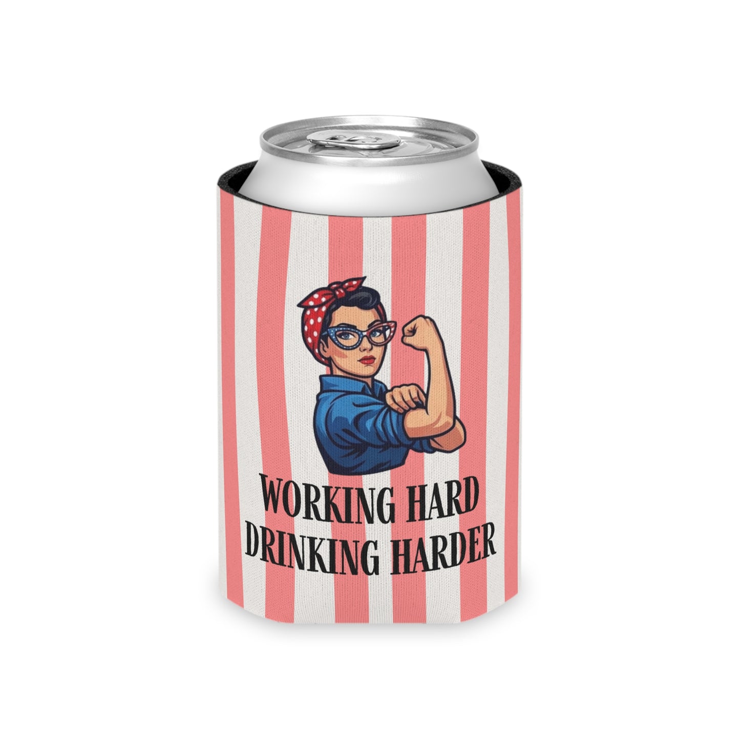 Rosie the Riveter Drink Koozie | 4th of July
