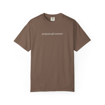 Pregnant Girl Summer - Comfort Color Tee