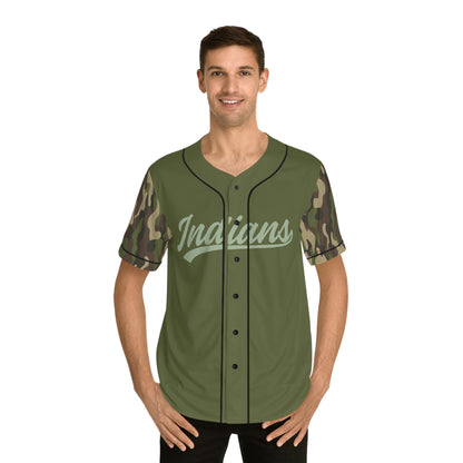 Clark - Green Camo Baseball Jersey