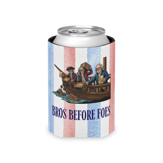 Bros Before Foes Drink Koozie | 4th of July