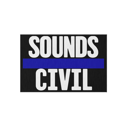 Sounds Civil Cop Office Rug