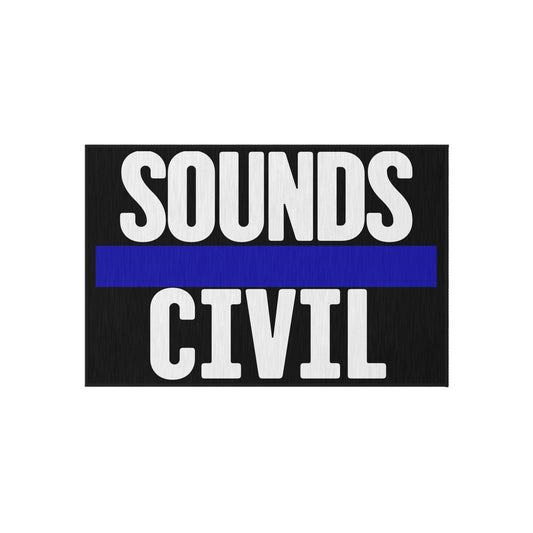 Sounds Civil Cop Office Rug