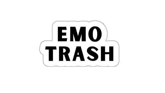 Emo Trash - Vinyl Sticker