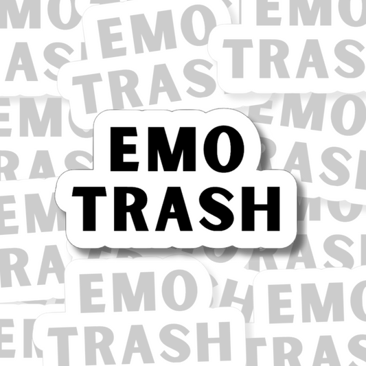 Emo Trash - Vinyl Sticker