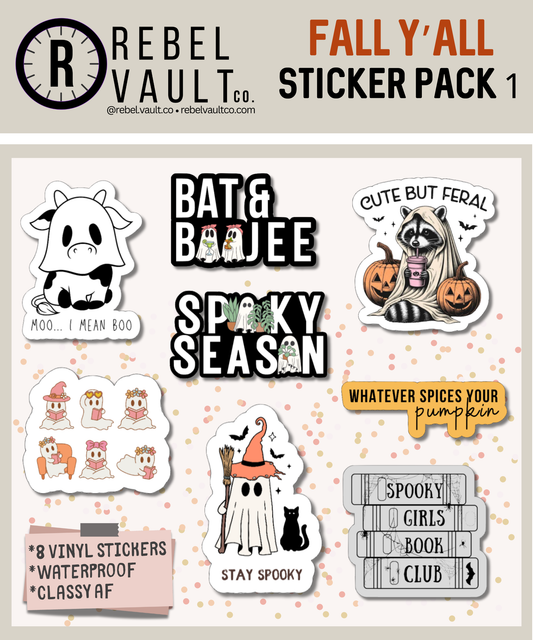 Fall Y'all Sticker Pack 1