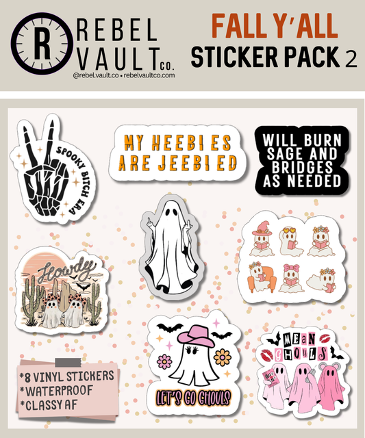 Fall Y'all Sticker Pack 2
