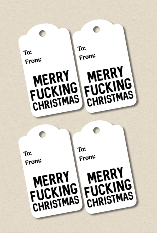 Merry Fucking Christmas - Gift Tags Pack