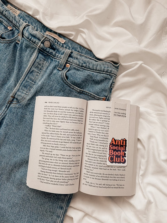 Anti Social Book Club Bookmark