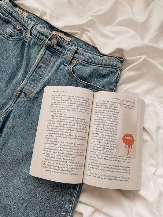 Drippy Lips Bookmark