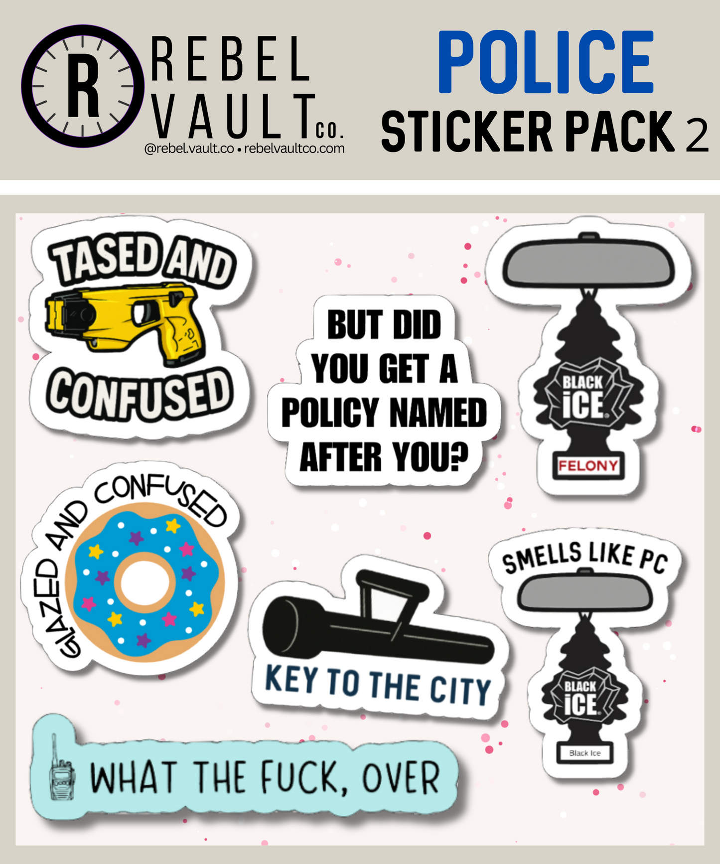 Police Humor - Sticker Pack 2