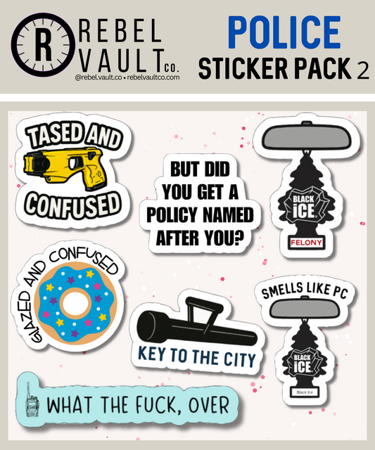 Police Humor - Sticker Pack 2
