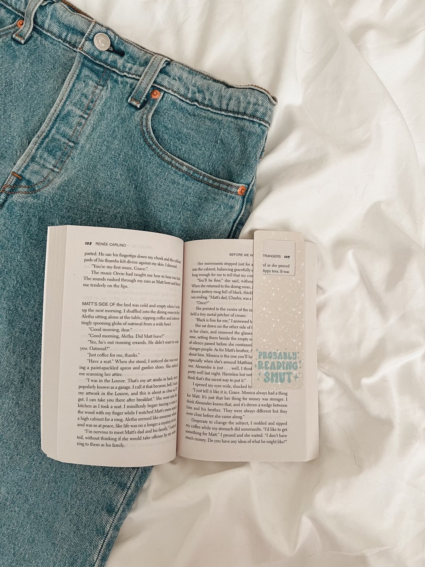 Probably Reading Smut (blue) Bookmark
